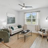 Open space living area with natural lighting
